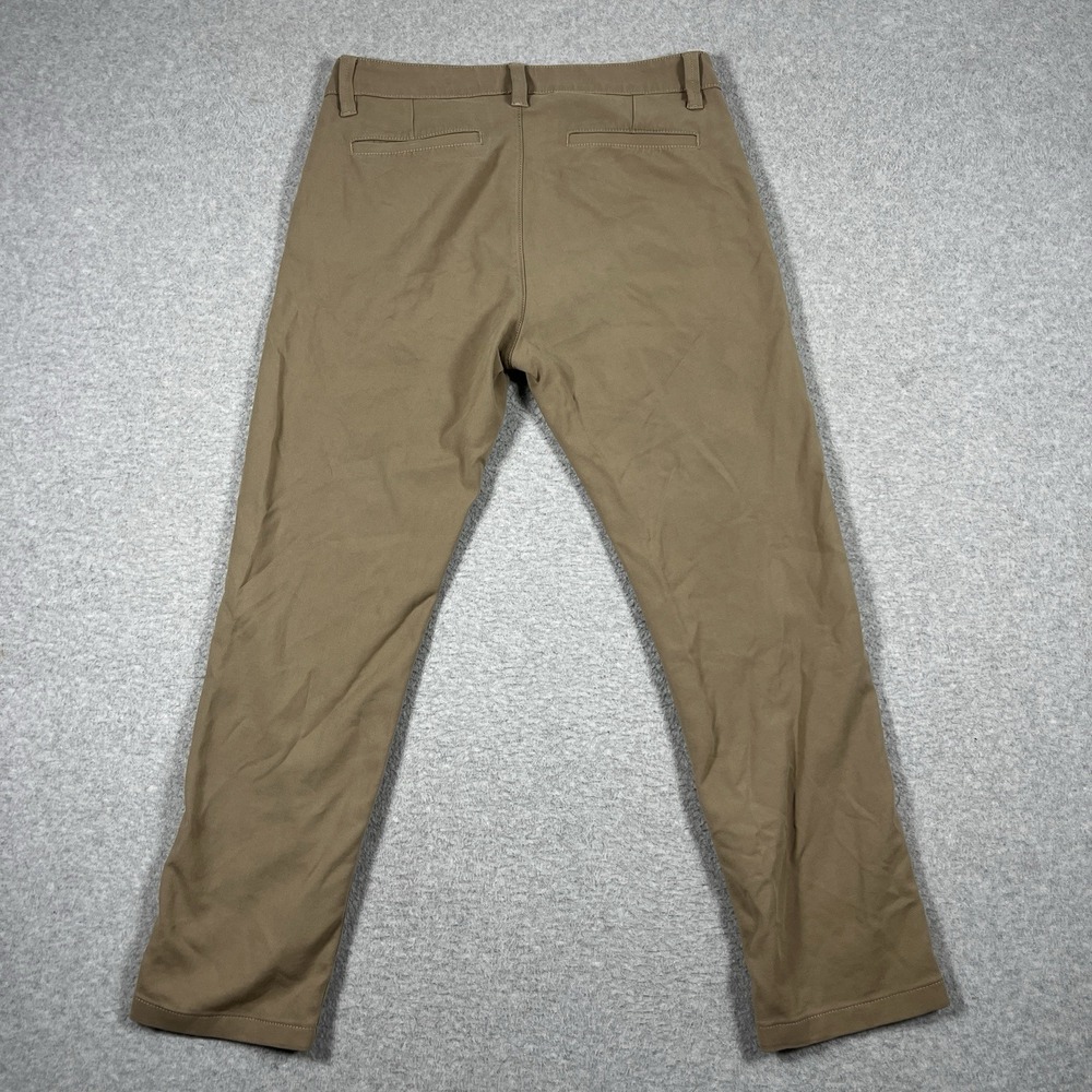 34 Heritage Pants Mens 32x32 (Fit 32x29) Beige Chino Performance Verona Slim Mid - Picture 10 of 12